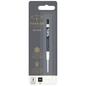 Черный гелевый стержень для шариковых ручек Parker Quink Gel Pen Refill Z05 (M)