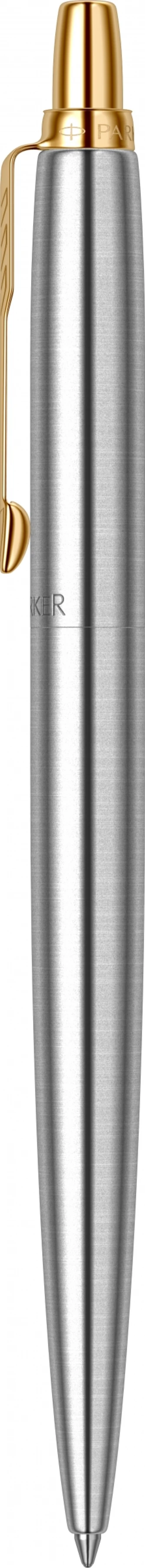 Ручка шариковая Parker Jotter Core K63, Stainless Steel GT — фото 3